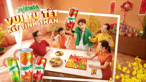 Rộn ràng xuân mới, hân hoan đón Tết cùng Mirinda tại Hội chợ Thương mại sản phẩm OCOP Ẩm thực vùng miền 2025