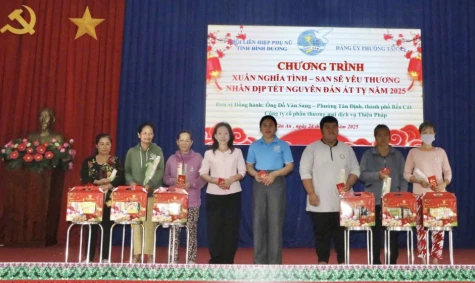 Hội LHPN tỉnh: Mang mùa xuân đến với người nghèo