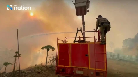 Wildfires rage northern Thailand