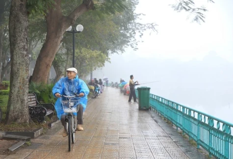 Thời tiết ngày 10-3: Bắc Bộ trời nồm ẩm, buổi sáng có mưa phùn và sương mù