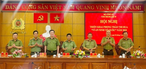 Cụm thi đua số 10 Bộ Công an: Triển khai phong trào thi đua “Vì an ninh Tổ quốc” năm 2025