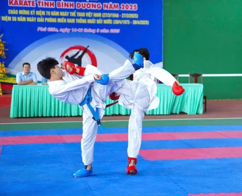 Bình Dương Khai mạc Giải vô địch Karate năm 2025