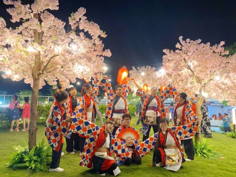 在平阳新市举办的日本节令人印象深刻