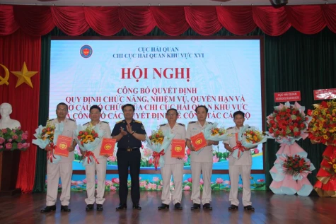 Announcement of decisions on organizational structure and personnel of XVI Regional Customs Branch