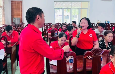 Huyện Phú Giáo: Tập huấn nghiệp vụ hiến máu tình nguyện cho đội ngũ làm công tác chữ thập đỏ