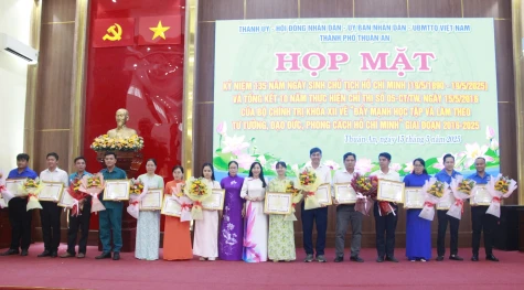 TP.Thuận An khen thưởng nhiều tập thể, cá nhân tiêu biểu trong học tập và làm theo Bác