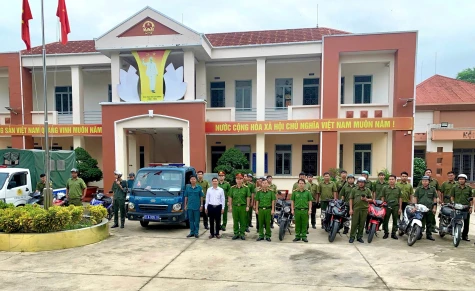 Công an xã Phú An: Tăng cường các giải pháp bảo đảm an ninh trật tự