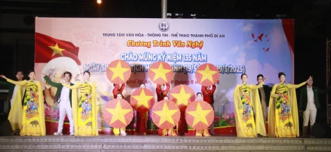 Hấp dẫn chương trình nghệ thuật chào mừng 135 năm ngày sinh chủ tịch Hồ Chí Minh tại TP.Dĩ An