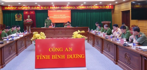 Công an tỉnh: Tiếp và làm việc với đoàn công tác Học viện Cảnh sát nhân dân