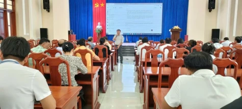 Huyện Bàu Bàng: Tập huấn nâng cao kỹ năng số cho cán bộ, công chức