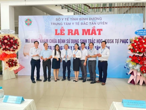 Mô hình “Khám chữa bệnh sử dụng sinh trắc học, Kiosk tự phục vụ” tạo thuận lợi cho bệnh nhân