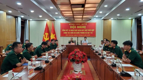 Tăng cường phối hợp chặt chẽ, hiệu quả giữa Bộ Quốc phòng và Bộ Y tế