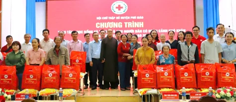 Hội Chữ thập đỏ huyện Phú Giáo: Nhiều hoạt động hỗ trợ người dân, học sinh khó khăn