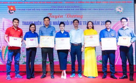 Trung tâm Hỗ trợ Thanh niên công nhân và Lao động trẻ tỉnh: Tuyên dương thanh niên công nhân tiêu biểu