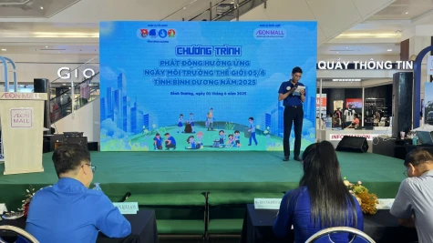 Tuổi trẻ Bình Dương lan tỏa thông điệp sống xanh, chống ô nhiễm nhựa