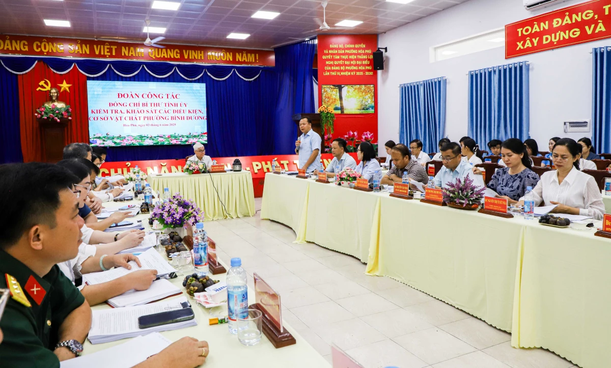 Bí thư Tỉnh ủy Nguyễn Văn Lợi: Phường mới phải thật sự gần dân, sát dân, phục vụ nhân dân tốt hơn