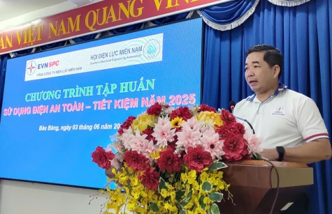 Huyện Bàu Bàng tập huấn sử dụng điện an toàn - tiết kiệm điện