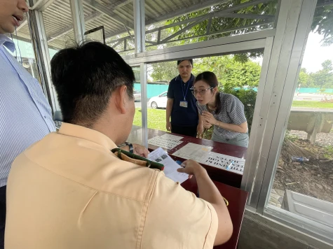 Ngày 4-6, Phòng Cảnh sát giao thông Công an tỉnh tổ chức kỳ sát hạch lái xe ô tô đợt đầu tiên cho 299 thí sinh hạng B, hạng C tại Trung tâm Giáo dục nghề nghiệp – Lái xe An Cư.