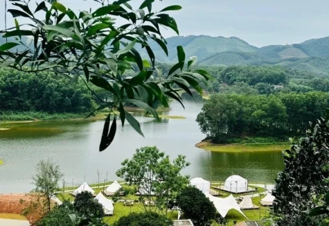 茶丘湖：太原省公河市的绿色明珠