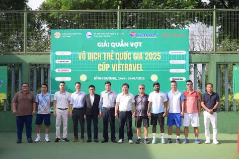 Khai mạc Giải Quần vợt vô địch trẻ Quốc gia năm 2025 tại Bình Dương