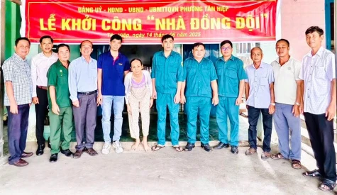 Khởi công xây dựng “Nhà đồng đội”