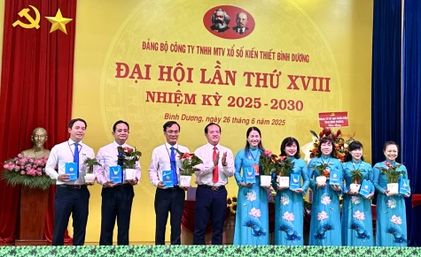 Đảng bộ Công ty TNHH MTV Xổ số kiến thiết Bình Dương:
Lãnh đạo thực hiện hoàn thành vượt mức các chỉ tiêu kinh doanh
