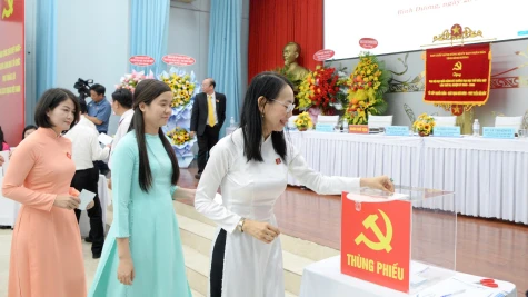 Ông Lê Tuấn Anh được bầu làm Bí thư Đảng ủy Trường Đại học Thủ Dầu Một nhiệm kỳ 2025 - 2030