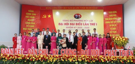 Ngày 22-8, Đảng bộ phường Hòa Lợi, TP Hồ Chí Minh long trọng tổ chức Đại hội đại biểu lần thứ I, nhiệm kỳ 2025 - 2030 với sự tham dự của 200 đại biểu đại diện cho gần 1.000 đảng viên của đảng bộ...